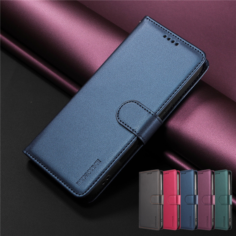 Huawei Nova 12 - حافظة جلدية قابلة للطي مضادة للسرقة
