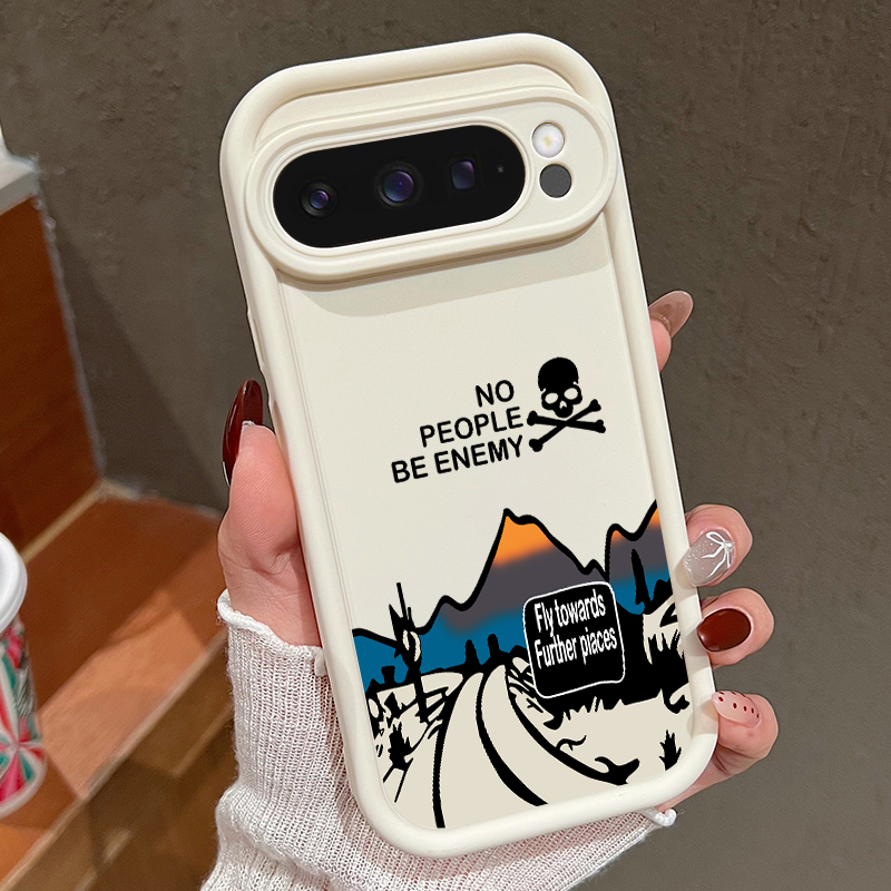 Google Pixel 9 - غطاء هاتف بنمط الطريق الجبلي لهواتف