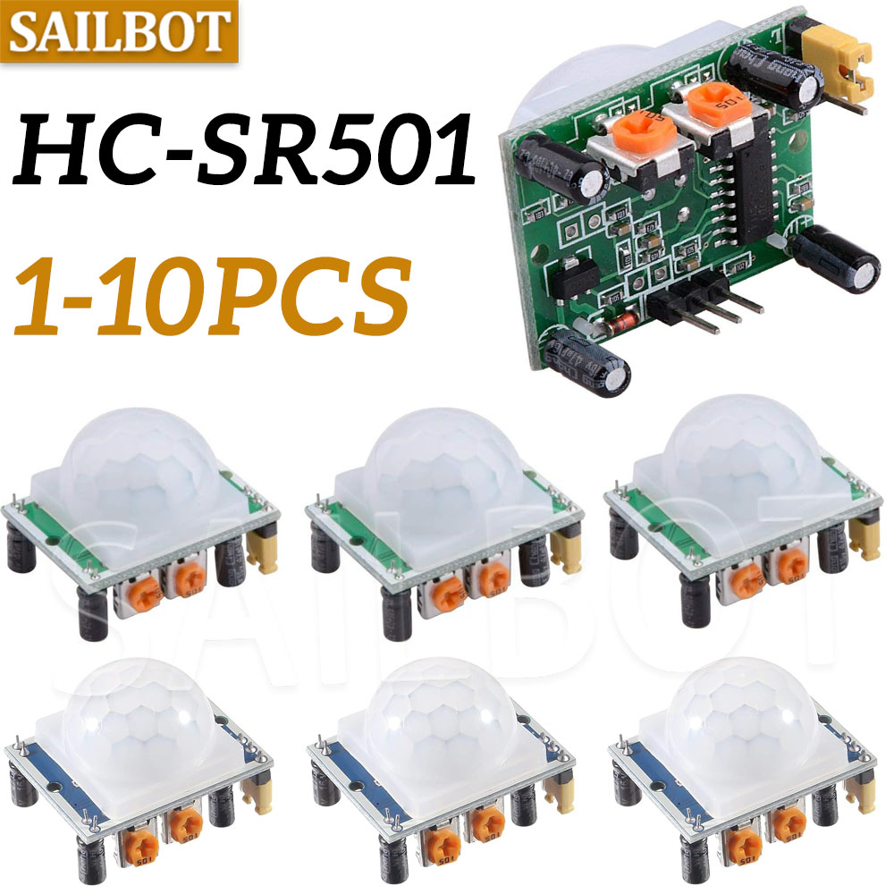 Muscle Sensor Emg - HC-SR501 PIR مستشعر الأشعة تحت الحمراء