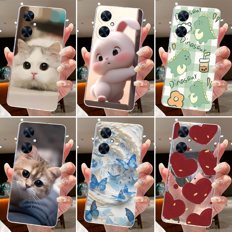 Huawei Nova 12 - غطاء حماية شفاف من السيليكون الناعم